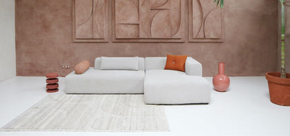 compacte bank met chaise longue