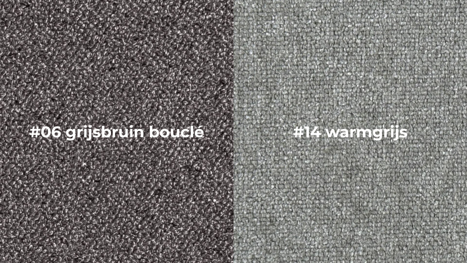 color sample #06 gray-brown bouclé
