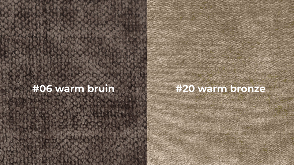 nieuw - kleurstaal #06 warm bruin