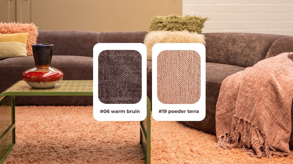 nieuw - kleurstaal #06 warm bruin