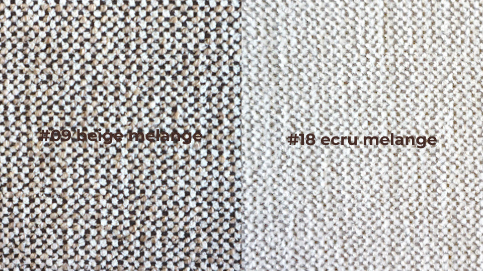 color sample #09 beige melange