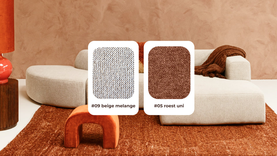 color sample #09 beige melange