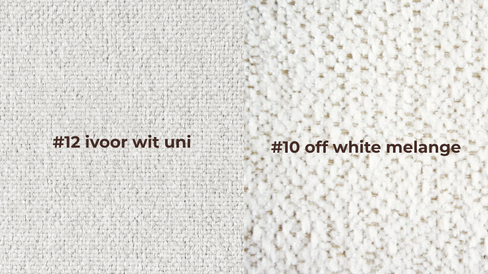 color sample #12 ivory white uni