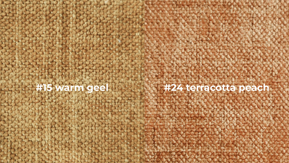 nieuw - kleurstaal #15 warm geel