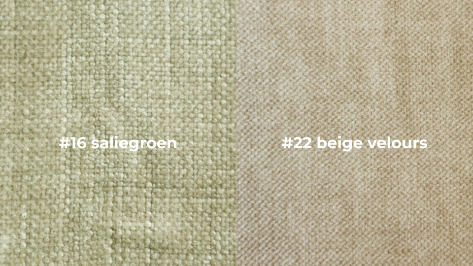 nieuw - kleurstaal #16 saliegroen