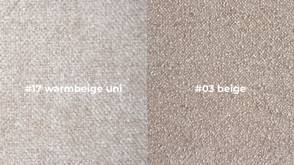 color sample #17 warm beige uni