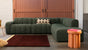 color sample #23 green melange