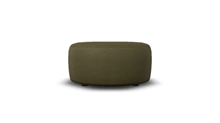 sku:PA-80CM-16-OLI|img:PA-80CM-16-OLI-IMG1.png|desc:Poef A rond (80x38 cm) #16 olijfgroen velours