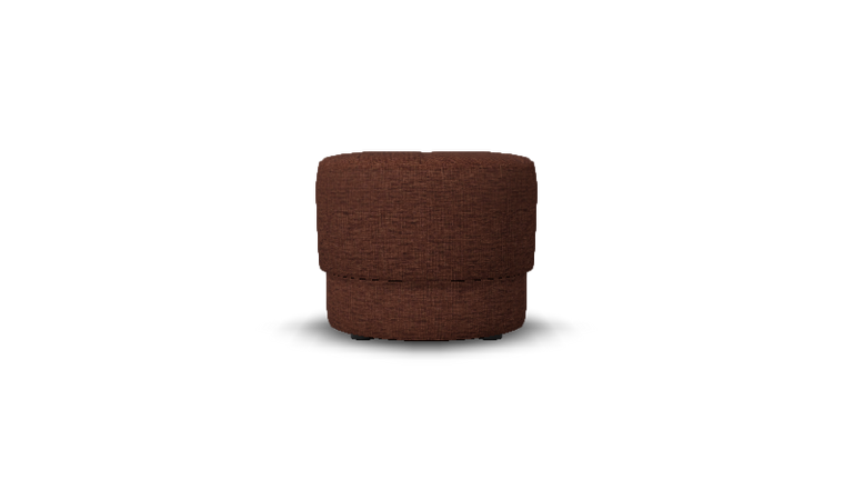 sku:PB-44CM-01-WAV|img:PB-44CM-01-WAV-IMG1.png|desc:Poef B rond (54x44 cm) #01 roest wave