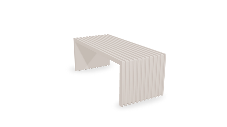 X2 bijzettafel mushroom beige 45 cm