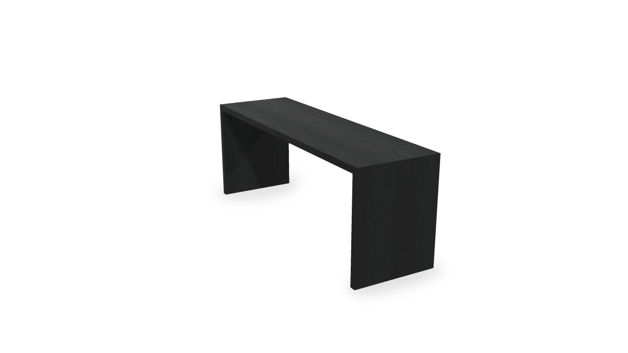 X6 bijzettafel zwart 30 cm