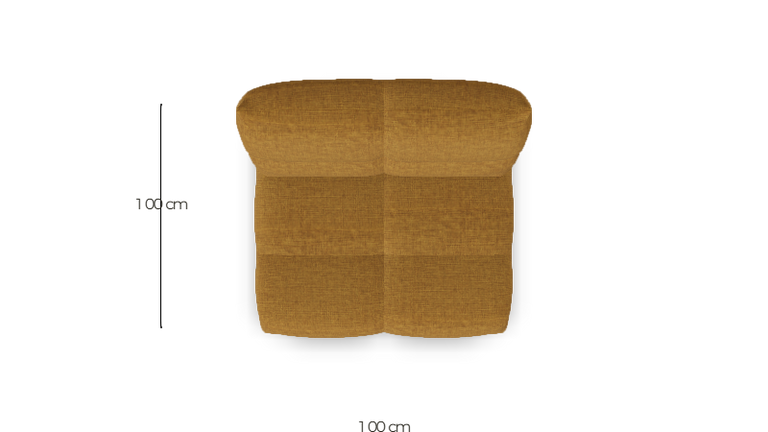 sku:X1-E02_-15-WGL|img:X1-E02_-15-WGL-IMG4.png|desc:X1 1-zitselement (105x110cm) element 2 #15 warm geel