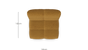 sku:X1-E02_-15-WGL|img:X1-E02_-15-WGL-IMG4.png|desc:X1 1-zitselement (105x110cm) element 2 #15 warm geel