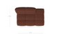sku:X1-E05_-01-WAV|img:X1-E05_-01-WAV-IMG4.png|desc:X1 open lounge rug links (158x110cm) element 5 #01 roest wave