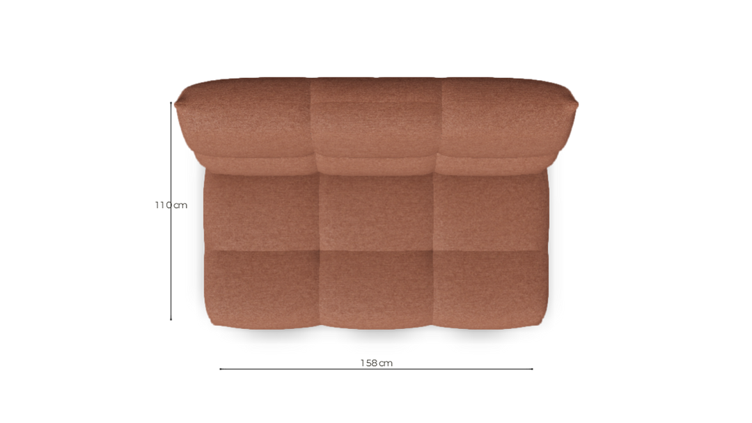 sku:X1-E22_-19-POE|img:X1-E22_-19-POE-IMG4.png|desc:X1 2-zitselement (158x110cm) element 22 #19 poeder terra