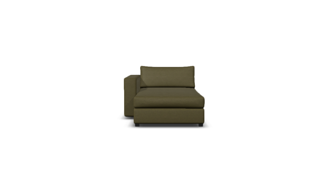 sku:X2-E07_-16-OLI|img:X2-E07_-16-OLI-IMG1.png|desc:X2 chaise longue links (120x170cm) element 7 #16 olijfgroen velours