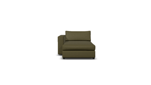 sku:X2-E07_-16-OLI|img:X2-E07_-16-OLI-IMG1.png|desc:X2 chaise longue links (120x170cm) element 7 #16 olijfgroen velours