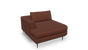 sku:X3-E16_-01-WAV|img:X3-E16_-01-WAV-IMG2.png|desc:X3 chaise longue rond links (133x140cm) element 16 #01 roest wave