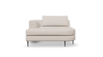 sku:X3-E16_-10-OFF|img:X3-E16_-10-OFF-IMG1.png|desc:X3 chaise longue rond links (133x140cm) element 16 #10 off white melange