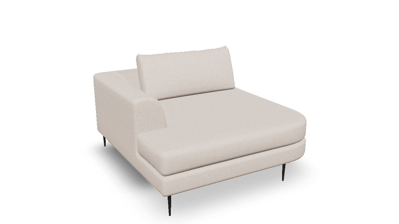 sku:X3-E16_-10-OFF|img:X3-E16_-10-OFF-IMG2.png|desc:X3 chaise longue rond links (133x140cm) element 16 #10 off white melange