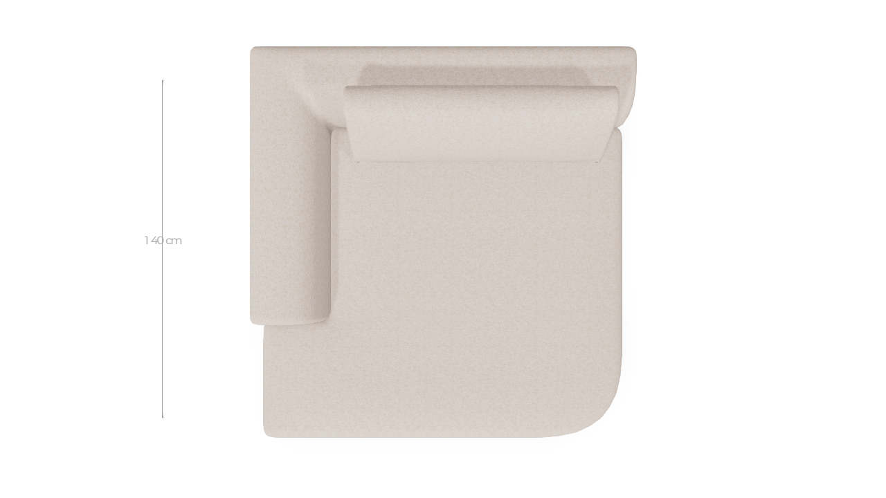 sku:X3-E16_-10-OFF|img:X3-E16_-10-OFF-IMG4.png|desc:X3 chaise longue rond links (133x140cm) element 16 #10 off white melange