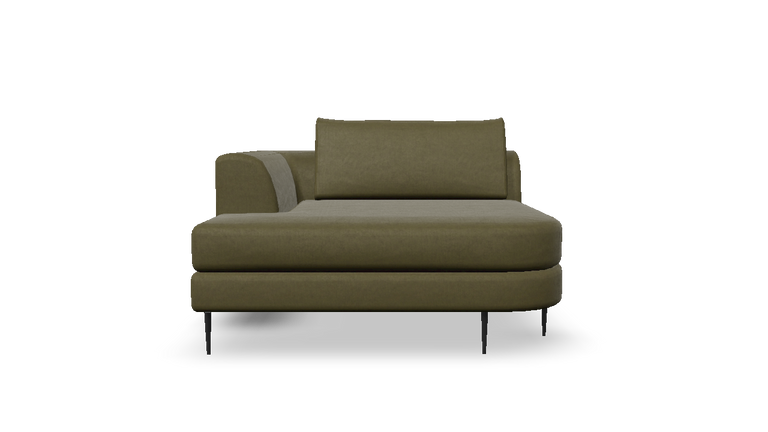 sku:X3-E16_-16-OLI|img:X3-E16_-16-OLI-IMG1.png|desc:X3 chaise longue rond links (133x140cm) element 16 #16 olijfgroen velours