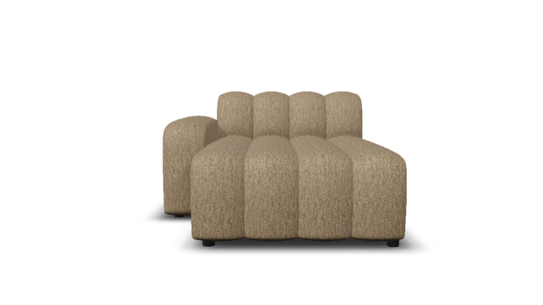 sku:X4-E07_-07-ZAN|img:X4-E07_-07-ZAN-IMG1.png|desc:X4 chaise longue links (125x163cm) element 7 #07 zand melange