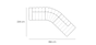 sku:X4-MSKL-01-WAV|img:X4 set U links.png|desc:X4 Set U links #01 roest wave