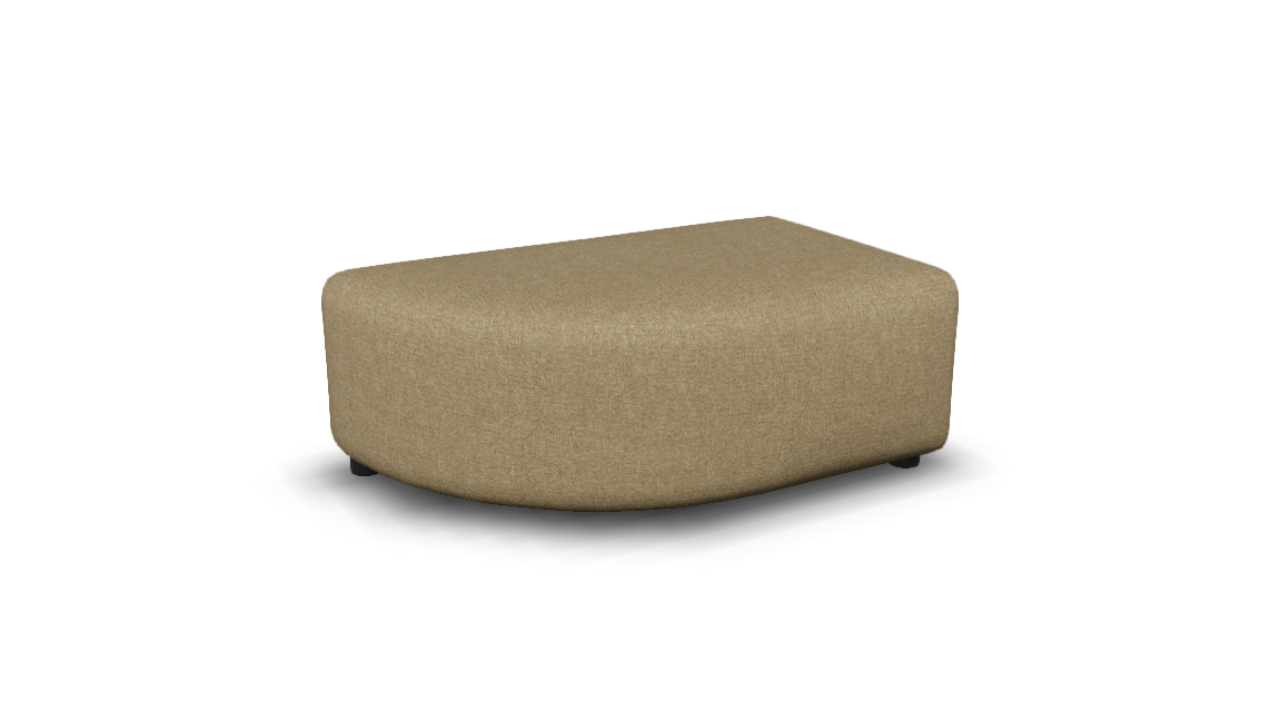 sku:X6-E11A-08-MOC|img:X6-E11A-08-MOC-IMG2.png|desc:X6 hocker ovaal (103x61cm) element 11A #08 beige mocca