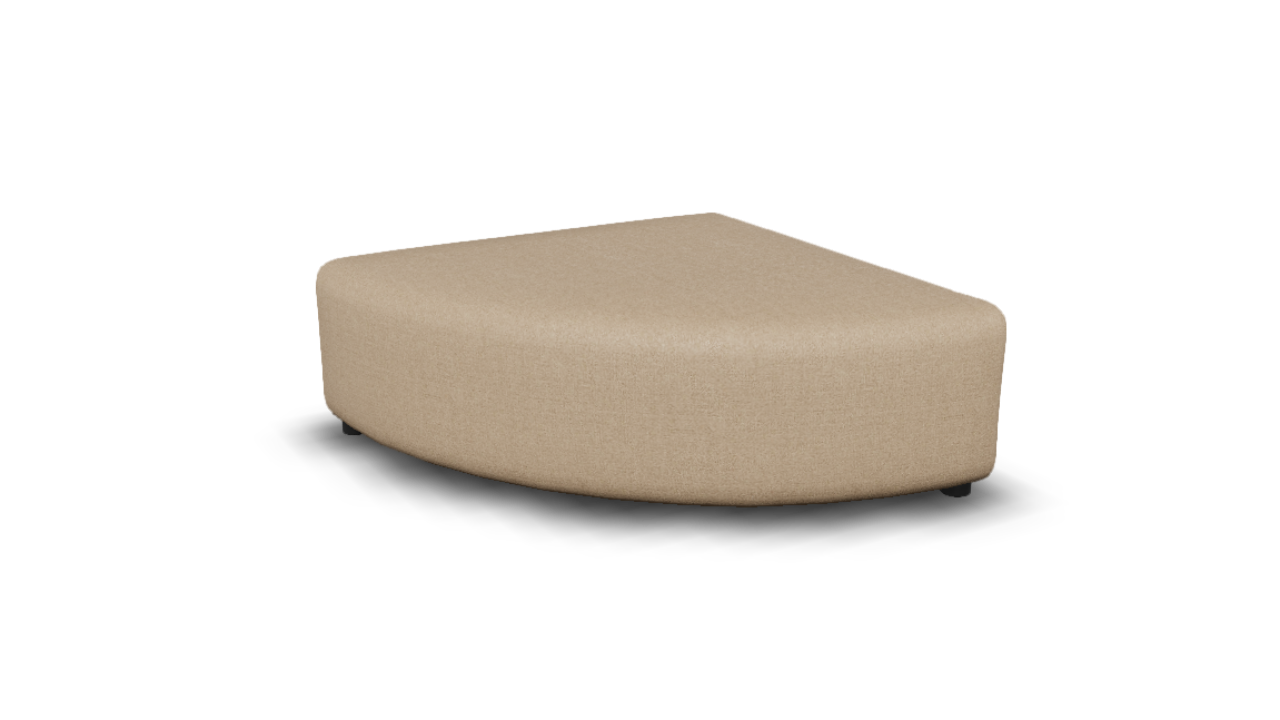 sku:X6-E12A-03-BEI|img:X6-E12A-03-BEI-IMG2.png|desc:X6 hocker kwart rond links (103x103cm) element 12A #03 beige