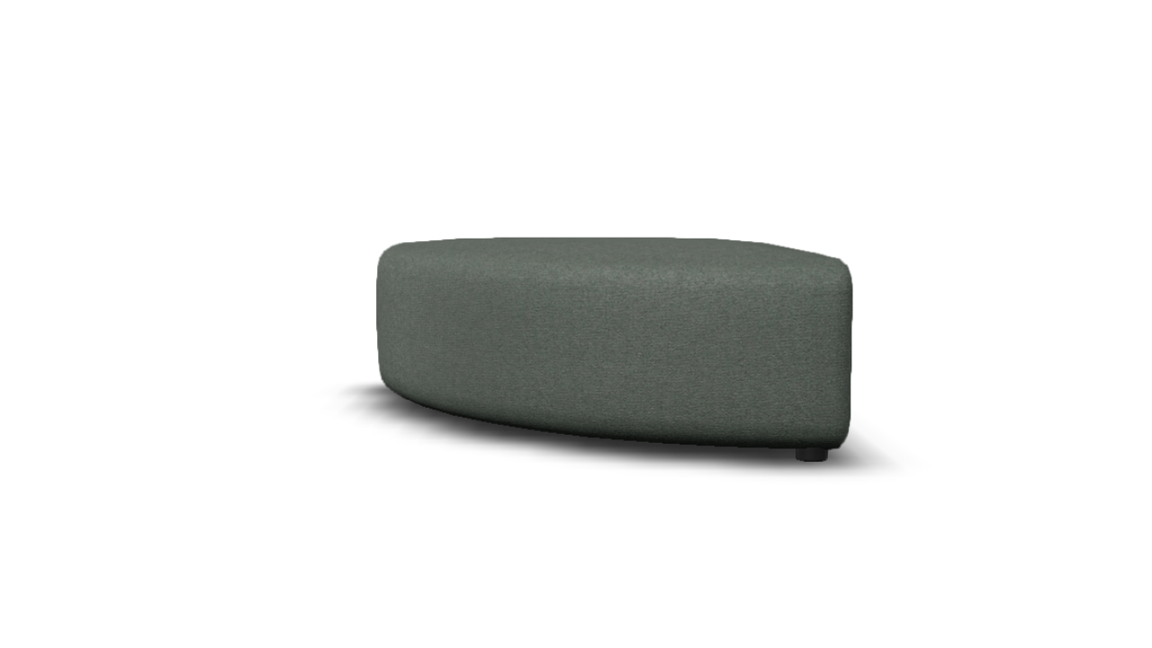 sku:X6-E12A-24-GRO|img:X6-E12A-24-GRO-IMG1.png|desc:X6 hocker kwart rond links (103x103cm) element 12A #24 lichtgroen uni