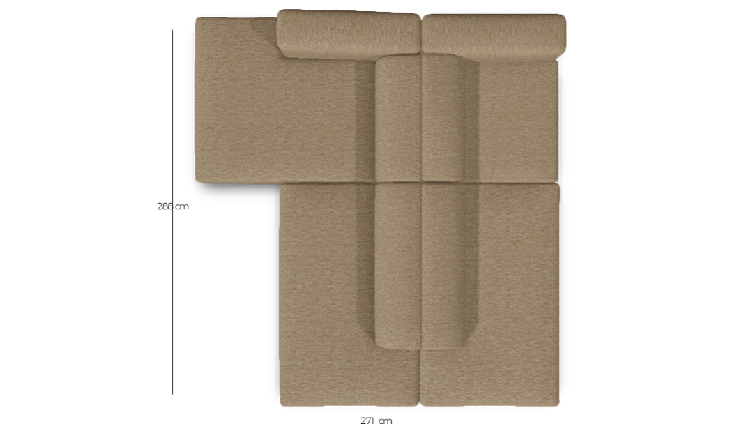 sku:X6-MSNL-07-ZAN|img:X6-MSNL-07-ZAN-IMG4.png|desc:X6 Madly Set N links #07 zand melange