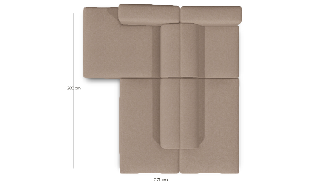 sku:X6-MSNL-17-WAR|img:X6-MSNL-17-WAR-IMG4.png|desc:X6 Madly Set N links #17 warmbeige uni