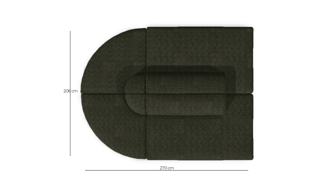 sku:X6-MSO_-23-MEL|img:X6-MSO_-23-MEL-IMG4.png|desc:X6 Madly Set O #23 groen melange