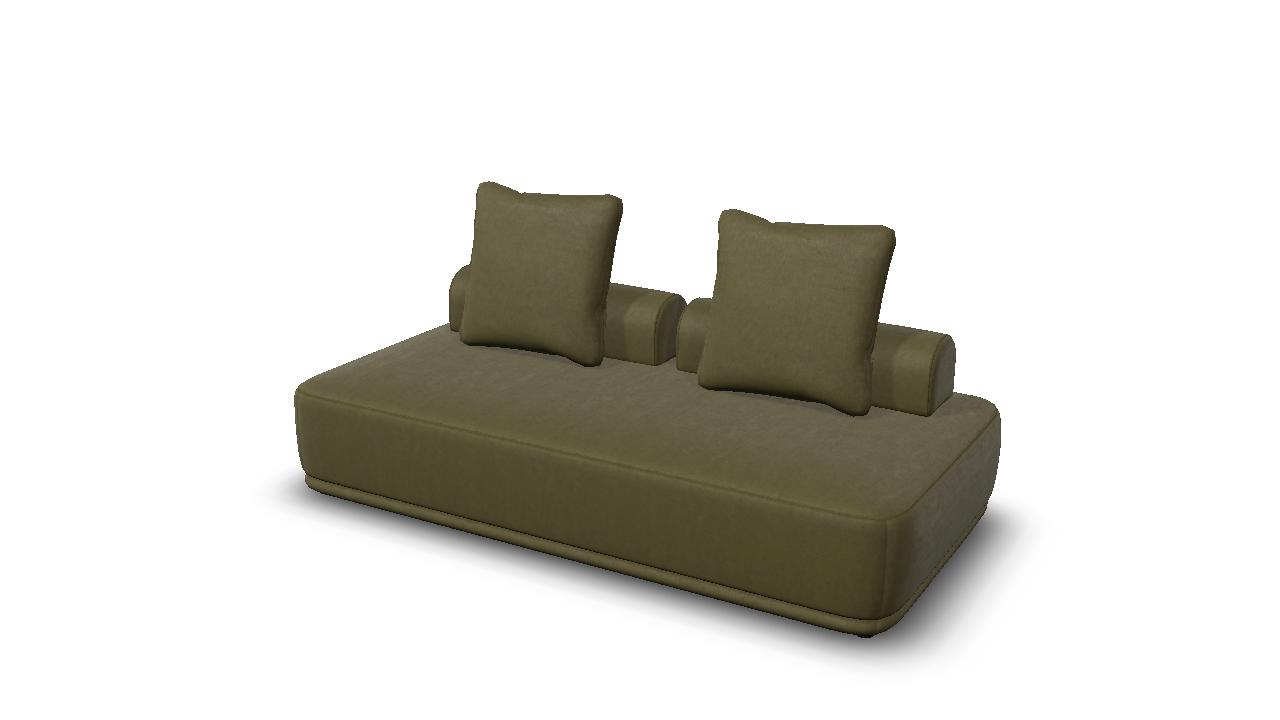 sku:XU-SETX-16-OLI|img:XU-SETX-16-OLI-IMG3.png|desc:XU Ultimo daybed SET XL (220x110) #16 olijfgroen velours
