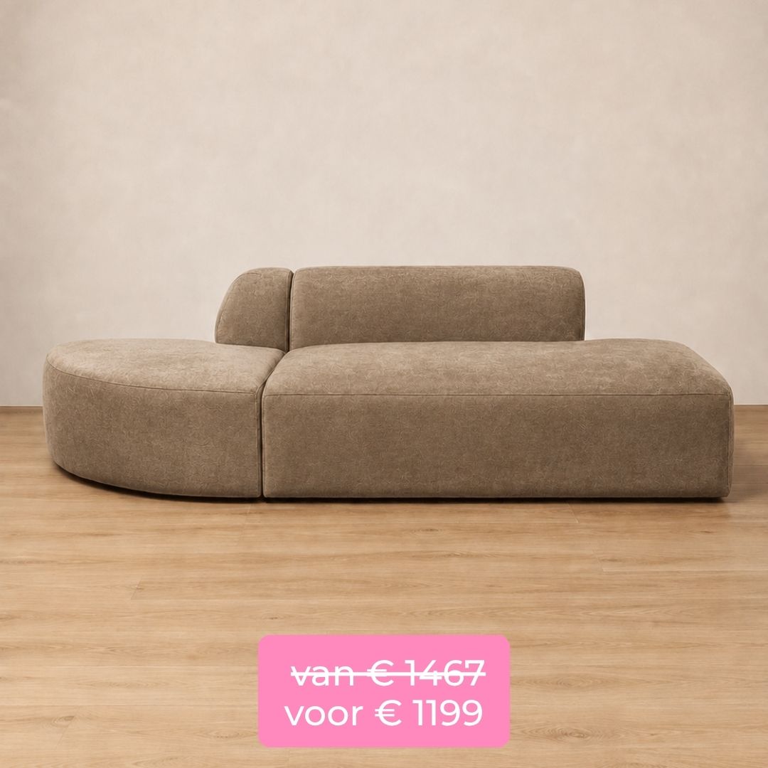 bank showroommodeluitverkoop x5 groen ribcord