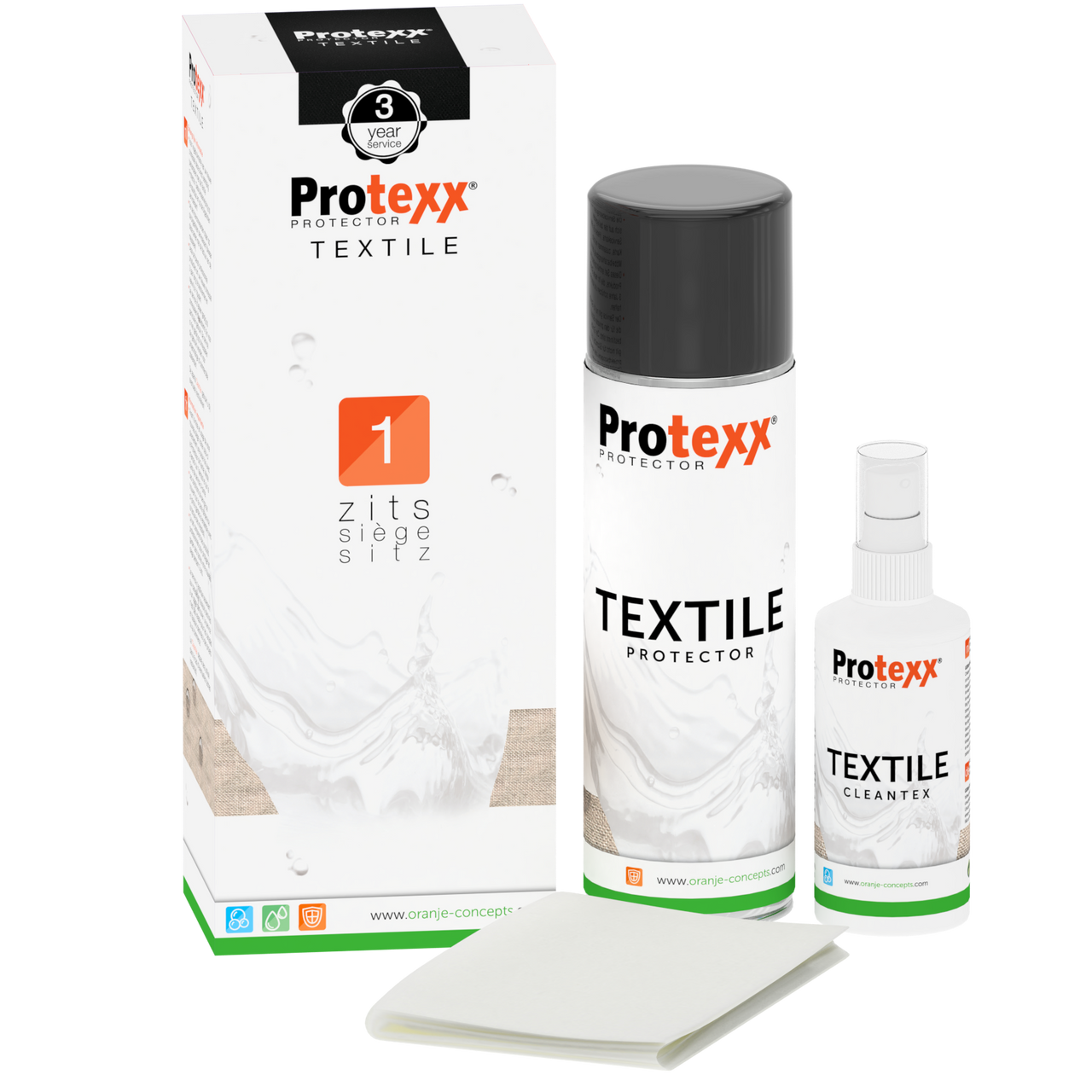Protexx vlekkenservice voor 1 zitplaats (3 jaar)